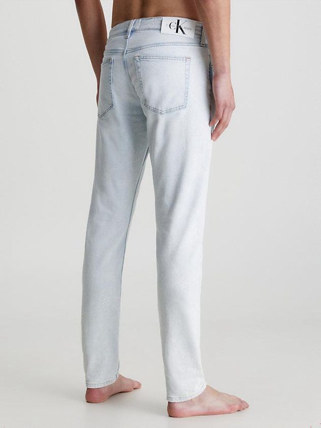 Blue Calvin Klein Slim Tapered Men Jeans | QDLH-67309