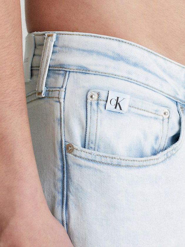 Blue Calvin Klein Slim Tapered Men Jeans | QDLH-67309