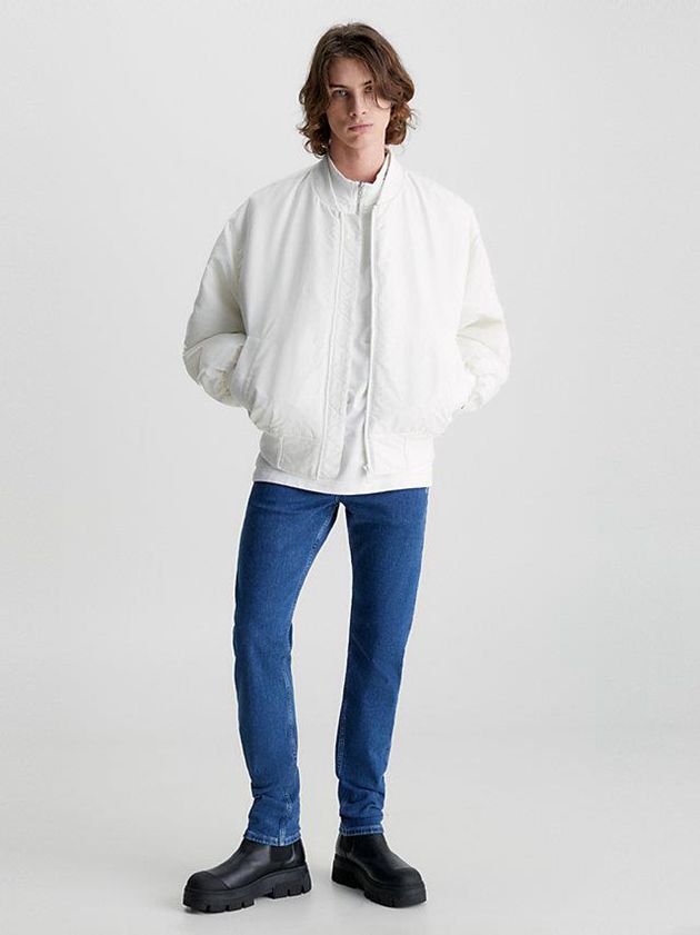 Blue Calvin Klein Slim Tapered Men Jeans | SNHW-48652