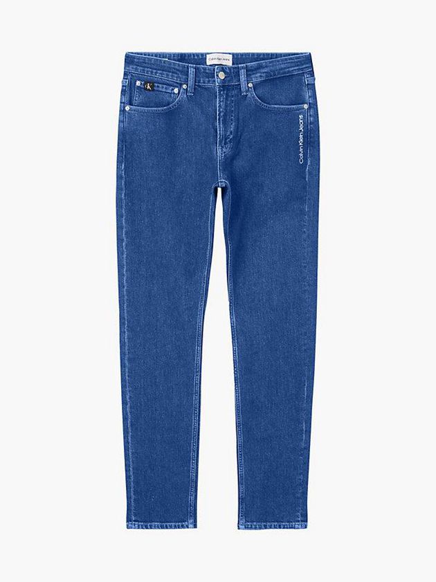 Blue Calvin Klein Slim Tapered Men Jeans | SNHW-48652