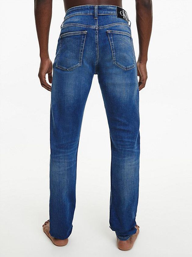 Blue Calvin Klein Slim Tapered Men Jeans | TMLR-10273