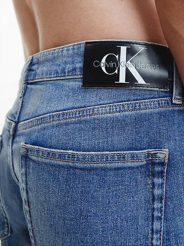 Blue Calvin Klein Slim Tapered Men Jeans | CKAJ-93605