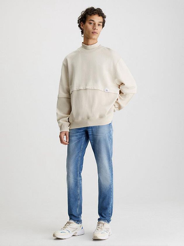 Blue Calvin Klein Slim Tapered Men Jeans | ZKHB-54389