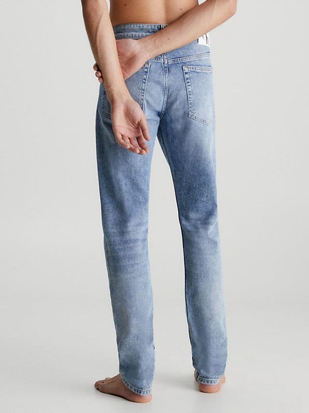 Blue Calvin Klein Slim Tapered Men Jeans | HEGN-05973