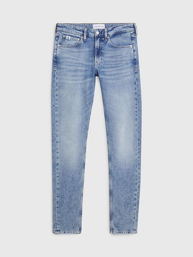 Blue Calvin Klein Slim Tapered Men Jeans | HEGN-05973