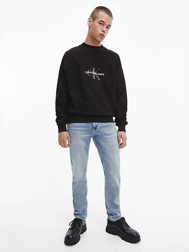 Blue Calvin Klein Slim Tapered Men Jeans | ZTGN-48125