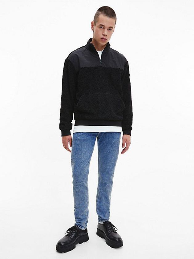 Blue Calvin Klein Slim Tapered Men Jeans | FEPT-07524