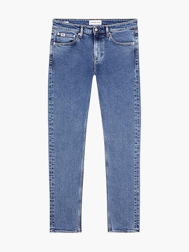 Blue Calvin Klein Slim Tapered Men Jeans | FEPT-07524