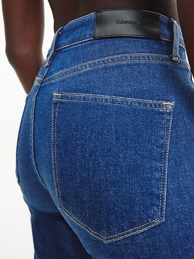 Blue Calvin Klein Slim Women Jeans | HKAQ-78640