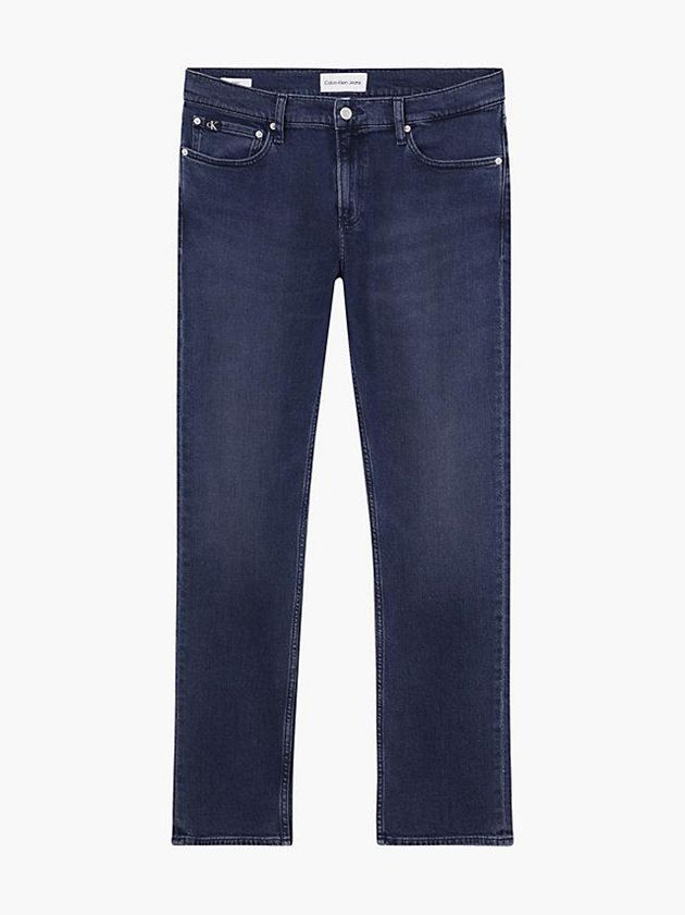 Blue Calvin Klein Straight Men Jeans | EATW-14685