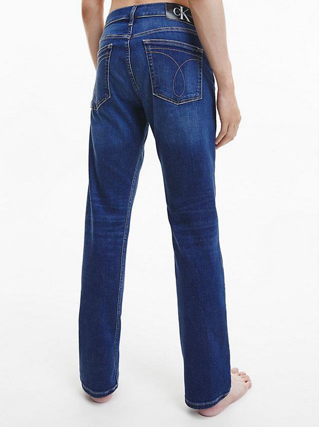 Blue Calvin Klein Straight Men Jeans | FEZW-20735