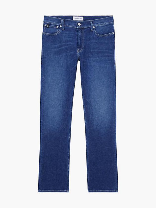 Blue Calvin Klein Straight Men Jeans | FEZW-20735
