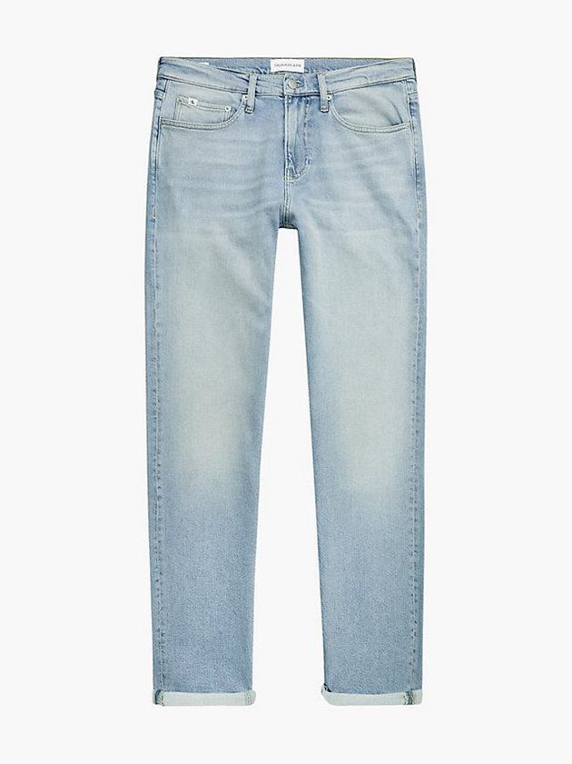 Blue Calvin Klein Straight Men Jeans | RHUW-38162