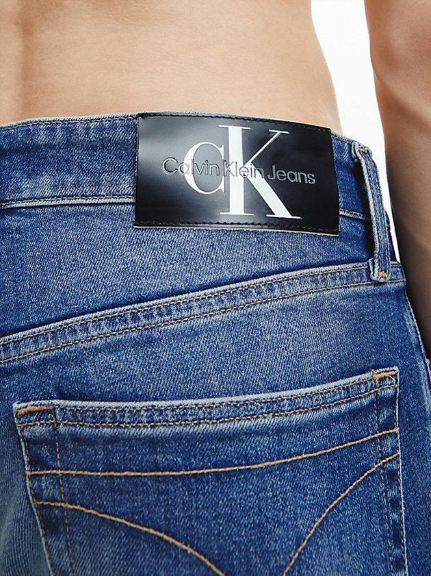 Blue Calvin Klein Straight Men Jeans | UCBO-69410