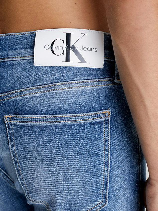Blue Calvin Klein Super Skinny Men Jeans | PRJK-51708