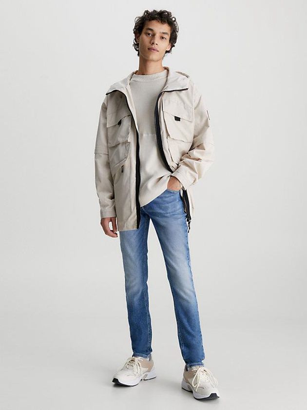 Blue Calvin Klein Super Skinny Men Jeans | PRJK-51708