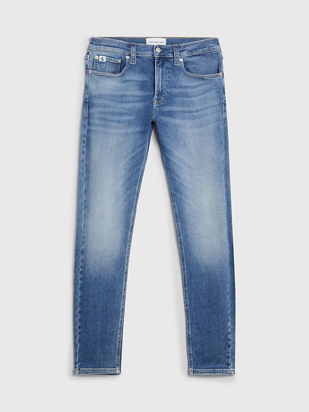 Blue Calvin Klein Super Skinny Men Jeans | PRJK-51708