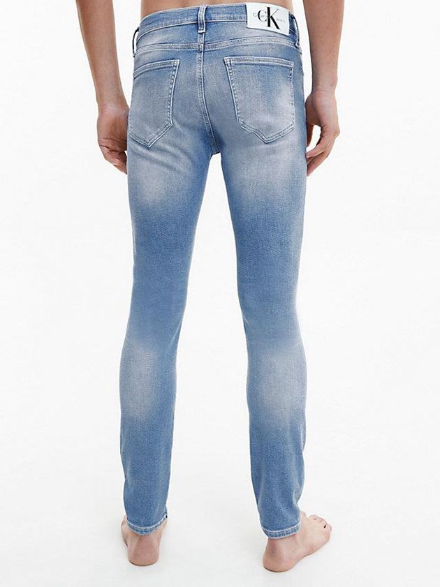 Blue Calvin Klein Super Skinny Men Jeans | KACW-62583
