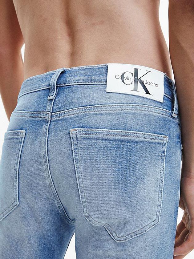 Blue Calvin Klein Super Skinny Men Jeans | KACW-62583