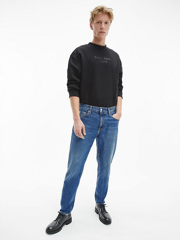 Blue Calvin Klein Tapered Men Jeans | FDXO-30216