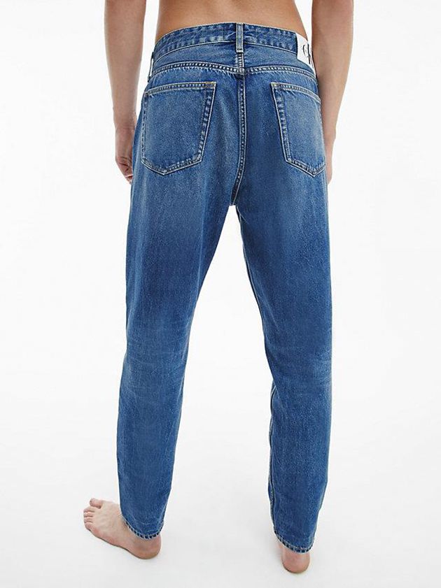 Blue Calvin Klein Tapered Men Jeans | FDXO-30216