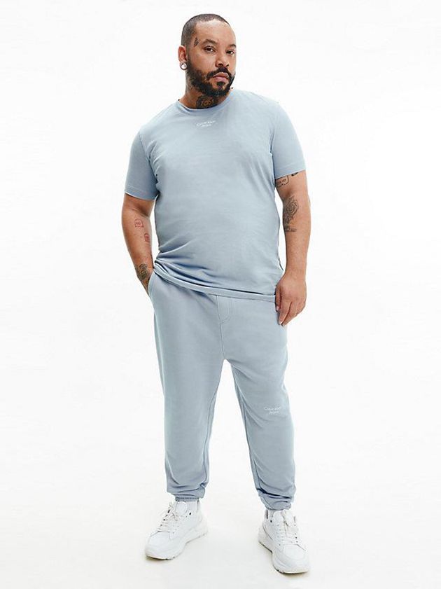 Blue Calvin Klein Tapered Men Joggers | WZJK-54762
