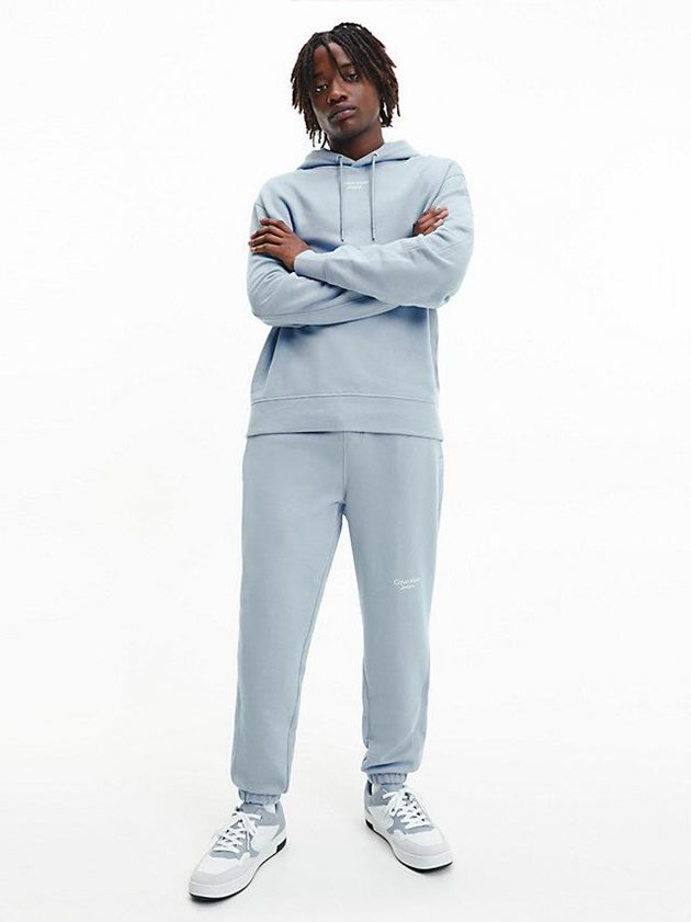 Blue Calvin Klein Tapered Men Joggers | WZJK-54762