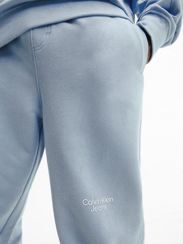 Blue Calvin Klein Tapered Men Joggers | WZJK-54762