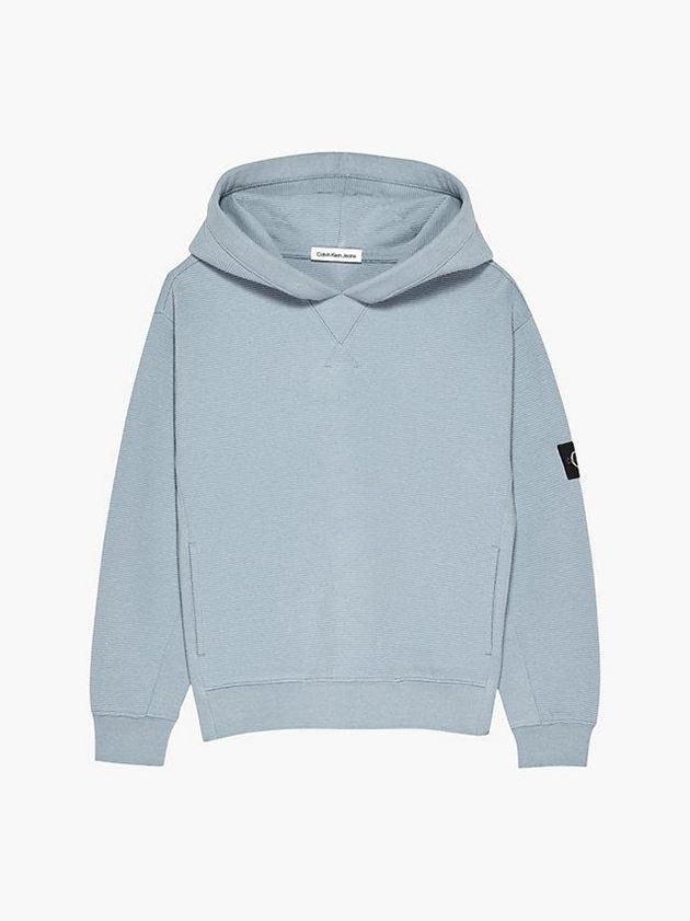 Blue Calvin Klein Textured Boys's Hoodie | XSVM-20459