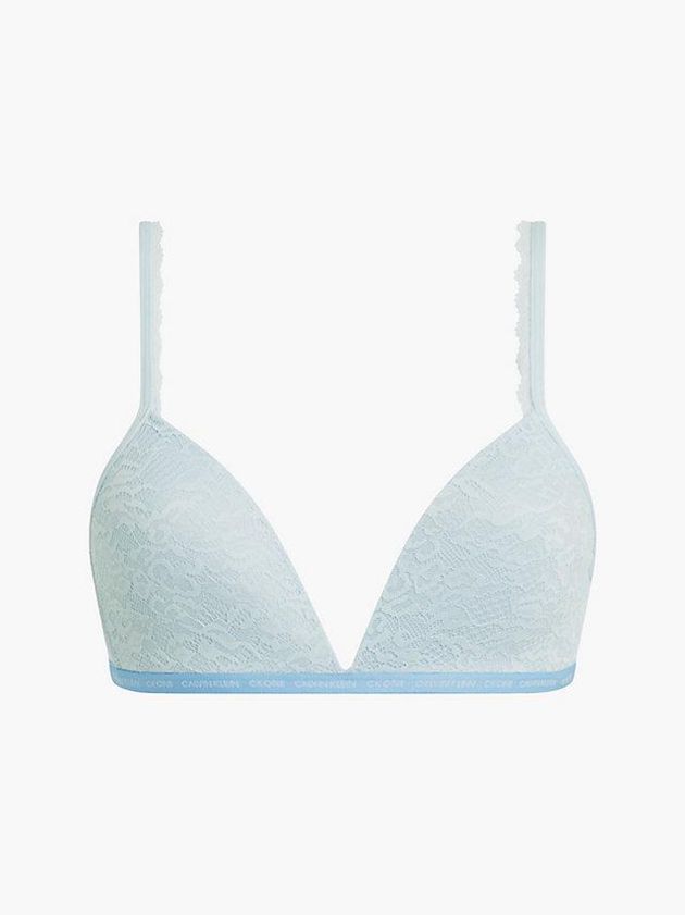 Blue Calvin Klein Triangle - CK One Women Bra | QCWD-17350