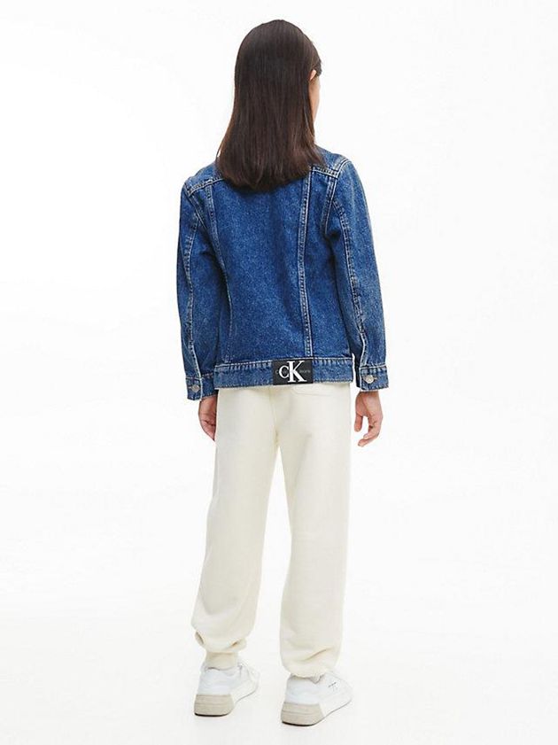Blue Calvin Klein Unisex Denim Boys's Jacket | UOHL-25436
