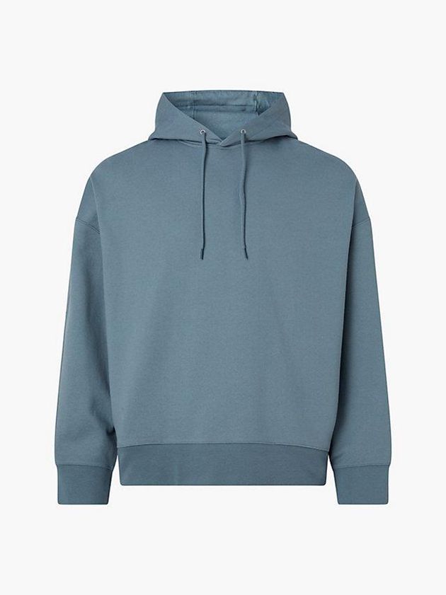 Blue Calvin Klein Unisex Relaxed - CK Standards Men Hoodie | TDML-39582