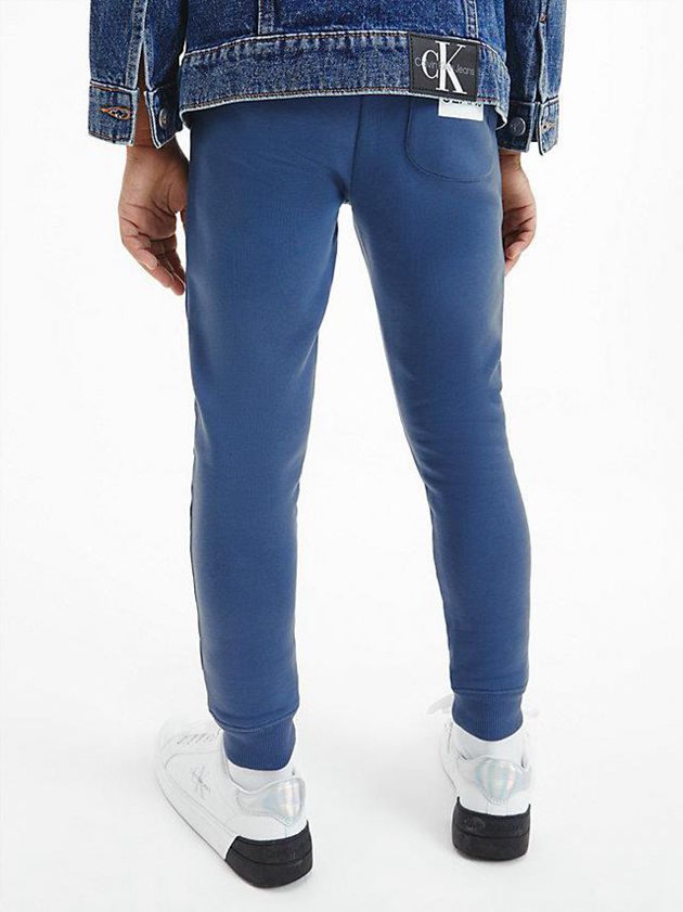 Blue Calvin Klein Unisex Slim Boys's Joggers | ZOCV-89145