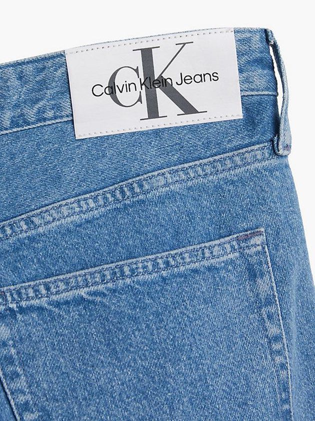 Blue Calvin Klein Wide Leg Men Jeans | HDRF-09213