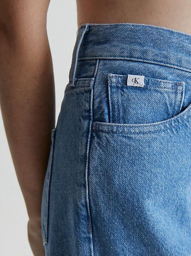 Blue Calvin Klein Wide Leg Women Jeans | NBRI-56782