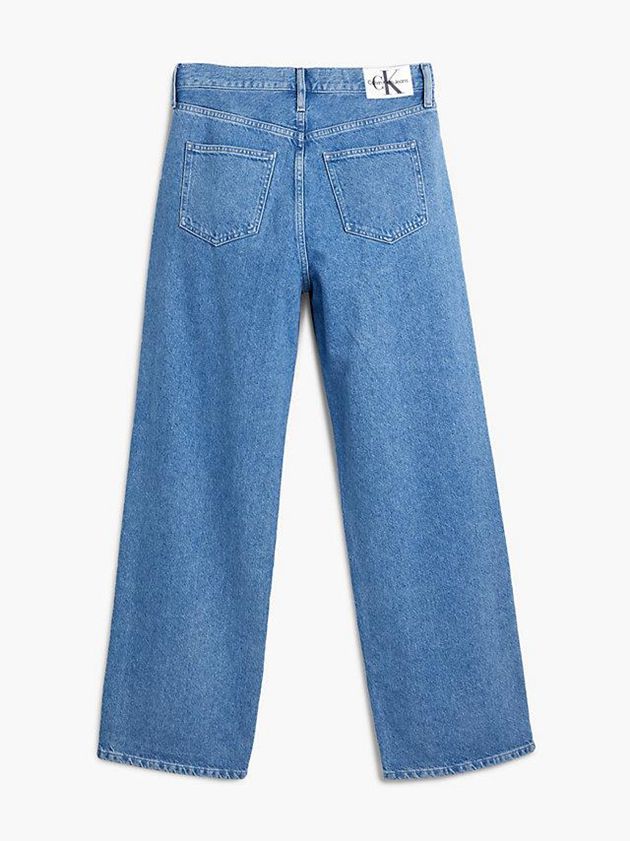 Blue Calvin Klein Wide Leg Women Jeans | NBRI-56782