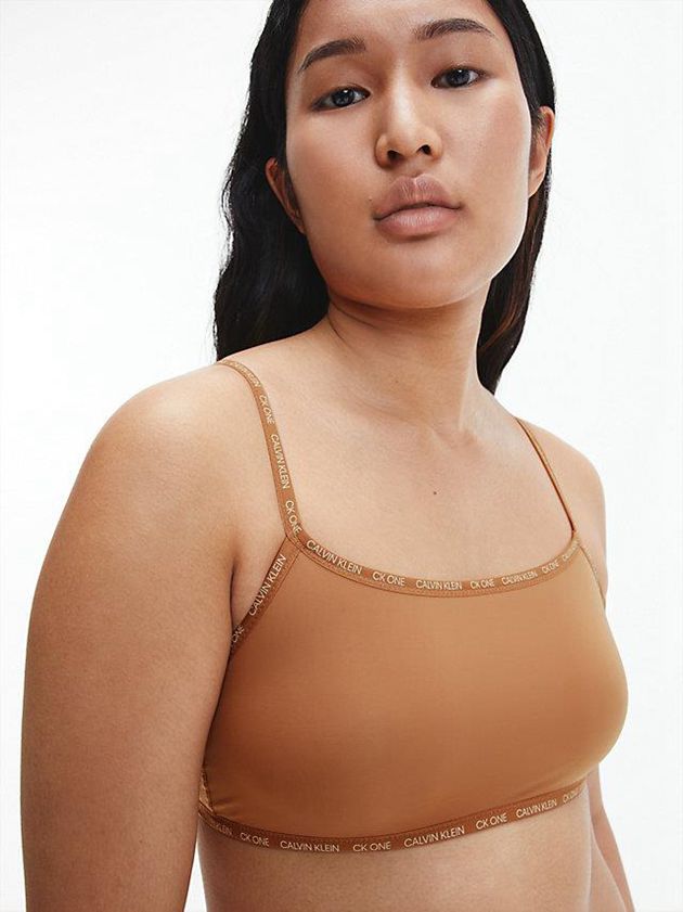 Brown Calvin Klein 2 Pack String - CK One Women Bra | DGAB-93206