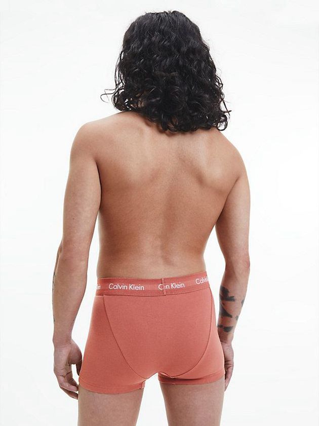 Brown Calvin Klein 3 Pack Low Rise - Cotton Stretch Men Briefs | RZED-38029