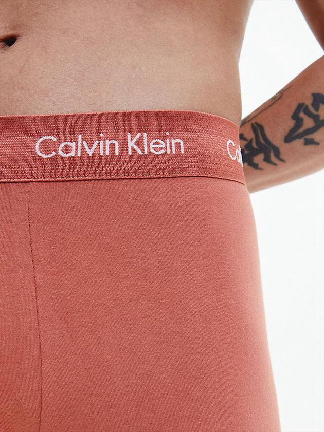 Brown Calvin Klein 3 Pack Low Rise - Cotton Stretch Men Briefs | RZED-38029