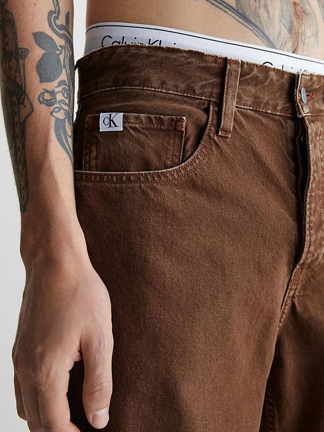 Brown Calvin Klein 90's Loose Men Jeans | SJYB-69158