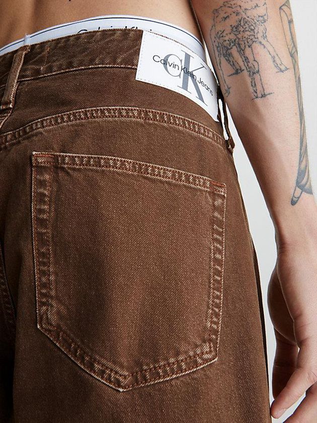 Brown Calvin Klein 90's Loose Men Jeans | SJYB-69158