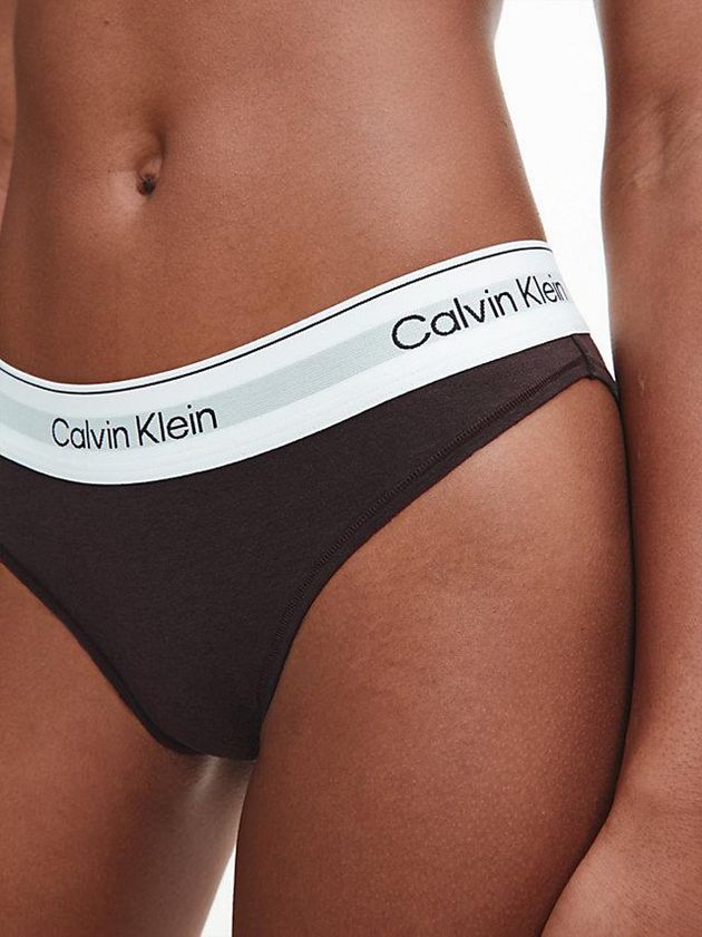 Brown Calvin Klein Bikini - Modern Cotton Women Briefs | VRMB-07983