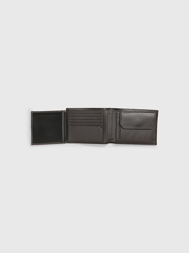 Brown Calvin Klein Leather Rfid Billfold Men Wallet | BMCS-76430