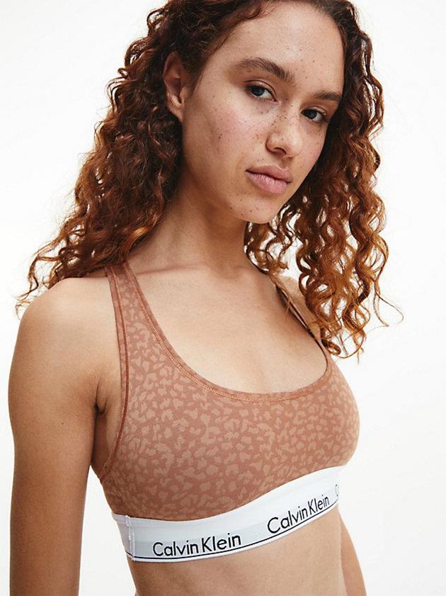 Brown Calvin Klein Modern Cotton Women Bra | OCPZ-41083