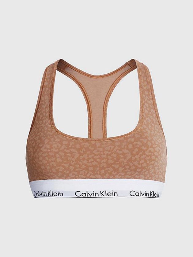 Brown Calvin Klein Modern Cotton Women Bra | OCPZ-41083