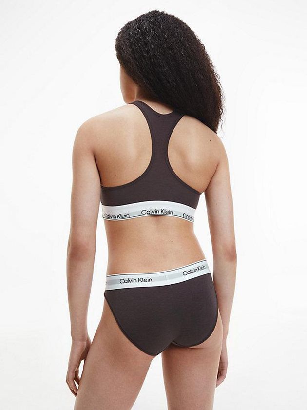 Brown Calvin Klein Modern Cotton Women Bra | VUDP-38691