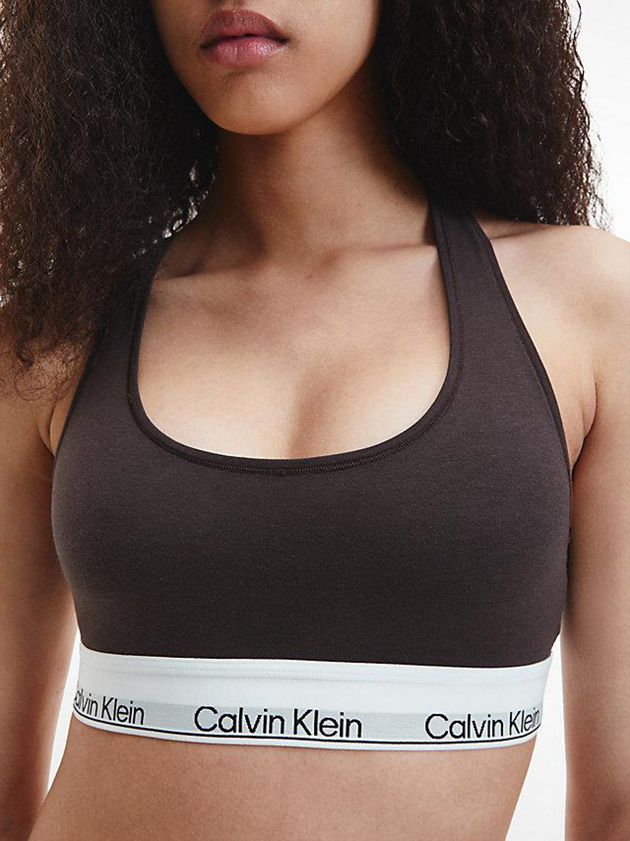 Brown Calvin Klein Modern Cotton Women Bra | VUDP-38691