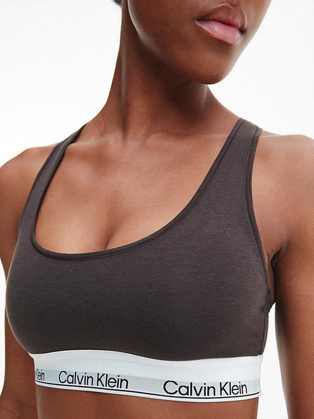 Brown Calvin Klein Modern Cotton Women Bra | VUDP-38691