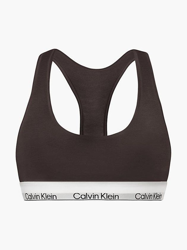 Brown Calvin Klein Modern Cotton Women Bra | VUDP-38691