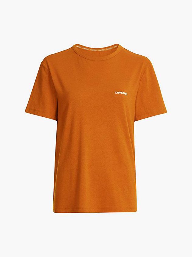 Brown Calvin Klein Pyjama - Pure Cotton Women Top | YOJH-46385